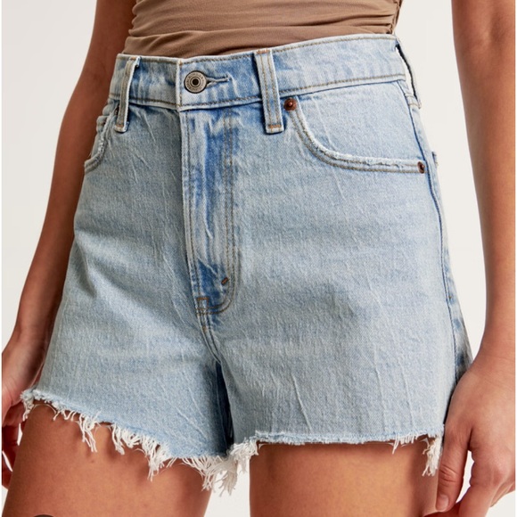 Abercrombie & Fitch Pants - Abercrombie & Fitch Light Blue Jean Shorts